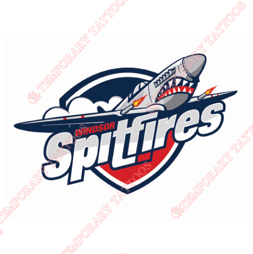 Windsor Spitfires Customize Temporary Tattoos Stickers NO.7400